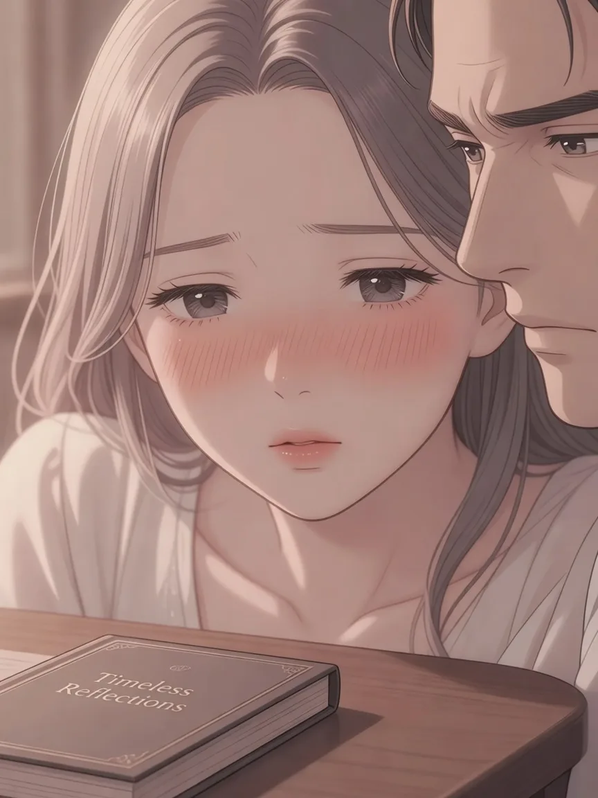女性の恥じらい表情
